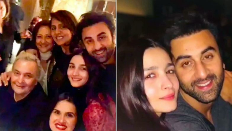 Alia Bhatt-Ranbir Kapoor Spending Time With Rishi Kapoor and Neetu Kapoor Is Making Fans Root For The Couple's Wedding! (View Pics)