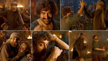 Thugs of Hindostan Song Vashmalle: Amitabh Bachchan Matching Steps With Aamir Khan in Drunken Revelry is Bromance of a Different Kind - Watch Video