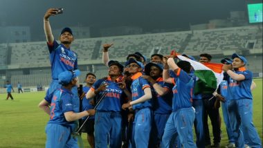 India U-19 Team Wins Asia Cup 2018; Check Out Their Celebrations Post Victory (See Photos)