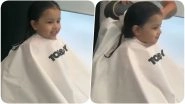 MS Dhoni&rsquo;s Munchkin Ziva Goes On a Salon Date! Her Cute Expressions Wins the Day (Watch Video)