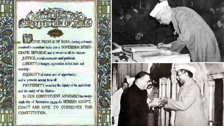 Constitution Day: Narendra Modi, Mamata Banerjee, Arun Jaitley, Suresh Prabhu & Other Political Leaders Pay Tribute on Samvidhan Diwas