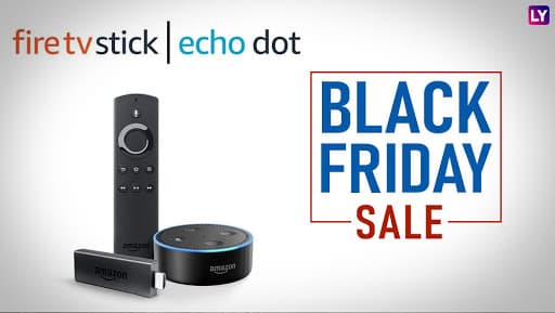 Amazon's Black Friday Sale 2018: Deals & Offers on Echo Smart Speakers, Fire TV Stick, Kindle Paperwhite & More Amazon's Black Friday Sale 2018: Deals & Offers on Echo Smart Speakers, Fire TV Stick, Kindle Paperwhite & More