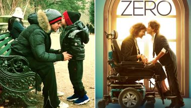 AbRam and Shah Rukh Khan Try and Recreate the New Zero Poster and Honestly, the Outcome Is Far Cuter – View Pic