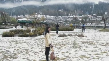 Jammu & Kashmir: Season's First Snowfall in Pahalgam, See Pics