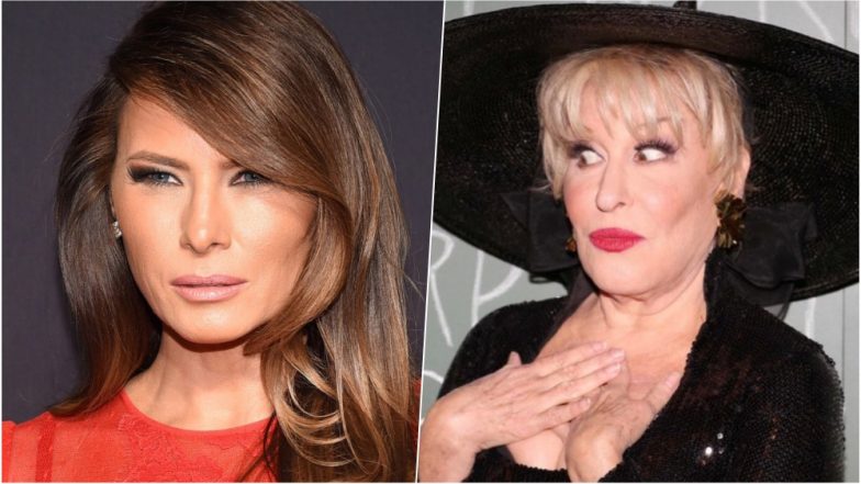 Bette Midler Shares Old Semi-Nude Pic of Melania Trump, Slammed by Twitterati