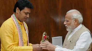 Prime Minister Narendra Modi Wishes Tripura CM Biplab Kumar Deb on His Birthday