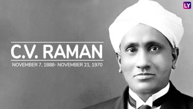 CV Raman Death Anniversary: Twitterati Remembers the Physicist Who Won Nobel Prize for Physics in 1930