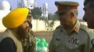 Khalistani Terrorist Gopal Chawla Seen With Pakistan Army Chief Gen Bajwa at Kartarpur Event
