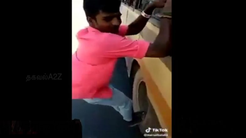 Chennai: Youth Rides on Rim of Bus Wheel, Police Launch Search After Stunt Video Goes Viral