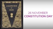 PM Narendra Modi Pays Tribute to 'Makers of Constitution' Ahead of Constitution Day in 50th Episode of Mann Ki Baat