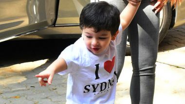 Cute Taimur Ali Khan Meets A Street Cat; Did He Just Call It A Dog? Watch Video!