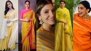 Dhanteras 2018: Take Style Inspiration From Deepika Padukone, Priyanka Chopra, Kareena Kapoor Khan To Dress In Ethereal Golden Hues