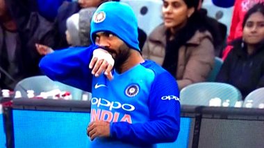 Dinesh Karthik Sports a Beanie During India vs Australia 2nd T20I Match at Melbourne, Leaves Twitterati Amused!