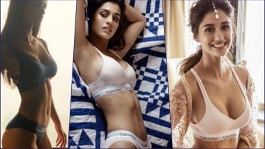 Disha Patani Pics in Sexy Calvin Klein All the Time When Hot