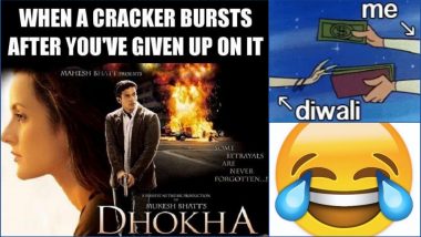 Funny Diwali Jokes & WhatsApp Stickers 2018: Deepavali Image Wishes in Hindi With Hilarious Memes to Wish Your Friends & Colleagues on the 'Festival of Lights'