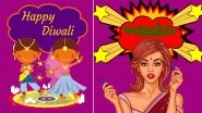 Happy Diwali 2018 Stickers on Whatsapp: Download Festive Sticker Image Packs for Sending Funny Diwali 2018 Greetings & Messages, Watch Video