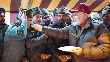 Diwali 2018: Prime Minister Narendra Modi Celebrates With Soldiers Near India-China Border