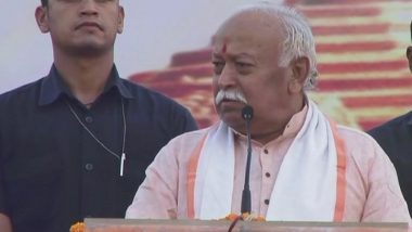 Mohan Bhagwat Calls For Early Construction of Ram Temple in Ayodhya; RSS Chief Says 'Ram Mandir Not on SC's Priority'