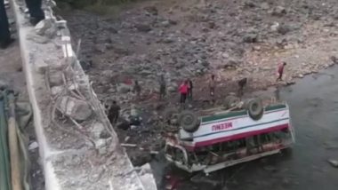 Second Mishap in Himachal Pradesh in a Day: Nine People Die After Bus Falls Into Gorge in Sirmaur