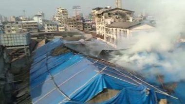 Mumbai: Fire Breaks Out in Mangaldas Market of Kalbadevi Area; Five Fire Tenders Rush to Spot