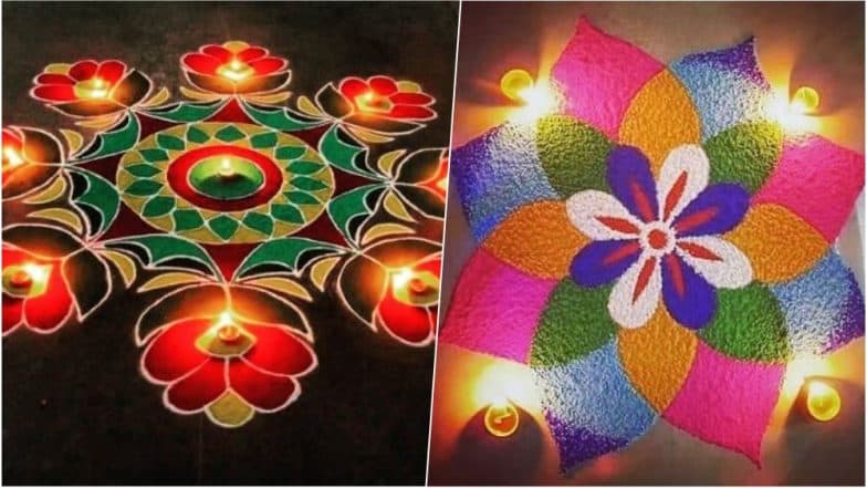 47+ Easy Simple Diwali Rangoli Designs Images Pictures