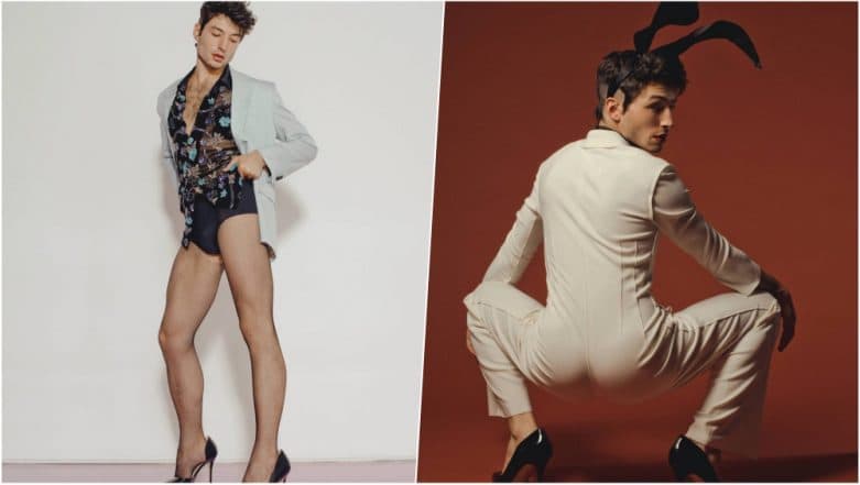 Here's Ezra Miller Wearing Lingerie in Playboy Because Gender