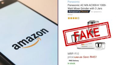 Amazon Big Billion Sale Offer on WhatsApp is Fake: How to Verify This Viral Message