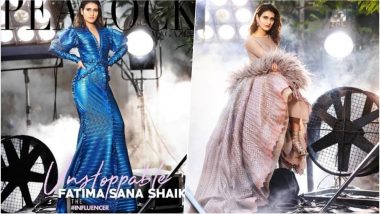 Fatima Sana Shaikh Looks Chic in Electric Blue Couture on the Cover of the Peacock Magazine, See Pics