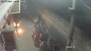 Drunk Man Sets 18 Vehicles on Fire in Delhi Before Diwali; Watch Video