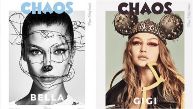 Gigi & Bella Hadid Pay Tribute to Micky Mouse on His 90th Birthday in a Stylish Photo Shoot for Chaos Magazine (See Pics)