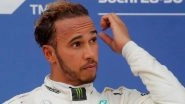 Lewis Hamilton Appeals to Fans in China for Reclassifying Dogs As Companions And Not As Livestock, Says &lsquo;This Has to Stop&rsquo;
