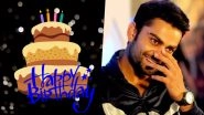 Virat Kohli Birthday Wishes & WhatsApp Messages: Send Greetings to Indian Captain on His 30th Birthday With These Sweet Quotes on Facebook and Twitter!