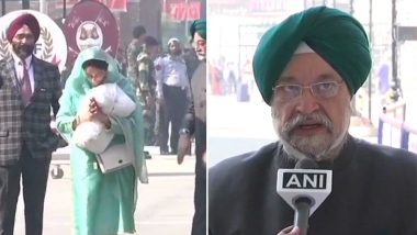 After Navjot Singh Sidhu, Union Ministers Harsimrat Kaur Badal And Hardeep Puri Reach Pakistan to Attend Kartarpur Corridor Event