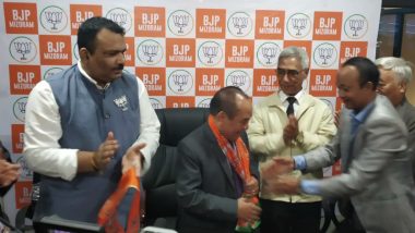 Mizoram Assembly Speaker Hiphei Resigns on Being Denied Ticket by Congress, Jumps Ship to BJP
