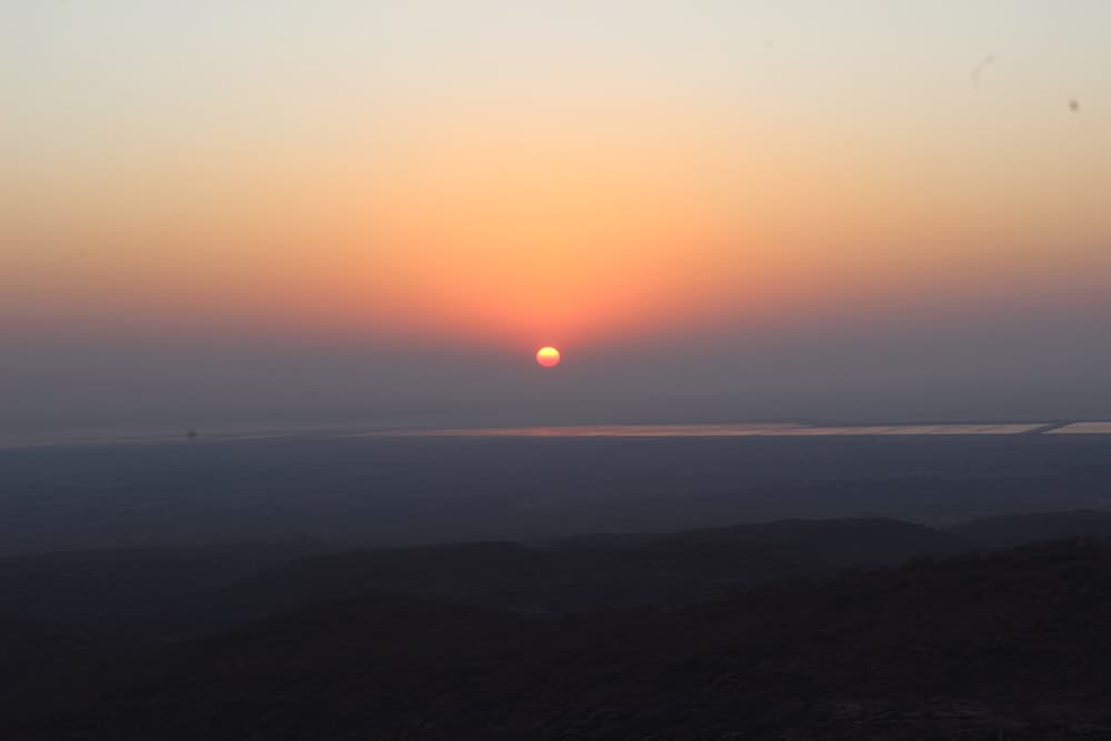 Sunset across the Rann of Kutch from a highest view point. Sunset across the Rann of Kutch from a highest view point.