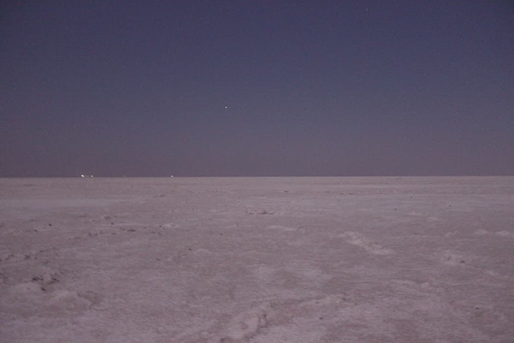 Rann of Kutch looks lovely in the night. Rann of Kutch looks lovely in the night.