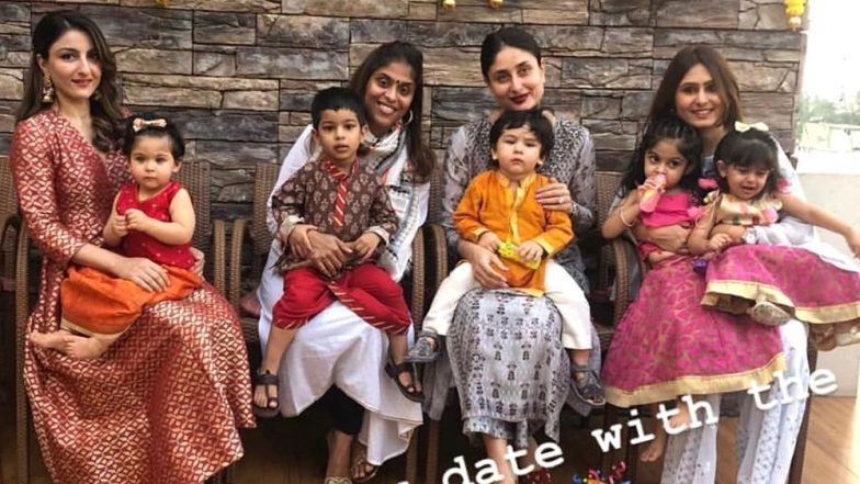 Taimur and Inaaya Gear Up For Diwali Together With Kareena Kapoor Khan and Soha Ali Khan-View Pic!