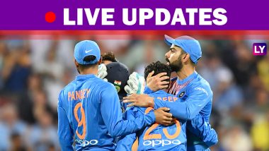 India vs Australia, 2nd T20I 2018 Highlights: Match Abandoned Called Off Due to Rain, Australia Lead Series 1-0!