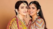 Nita Ambani Steals the Show at Isha Ambani and Anand Piramal&rsquo;s Wedding Sangeet With Her Stunning Dance Performance (Watch Video)