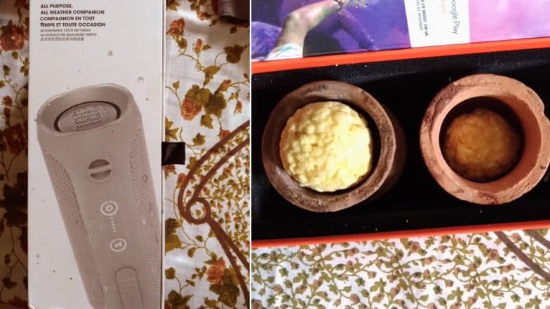 Woman Orders JBL Speaker Worth Rs 7000 From Amazon, Receives Box of Laddoos and Diyas, View Pics Woman Orders JBL Speaker Worth Rs 7000 From Amazon, Receives Box of Laddoos and Diyas, View Pics