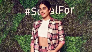 Janhvi Kapoor's Pink Chequered Mini Dress Makes Us Want to Steal Her Look! (View Pic)