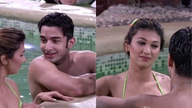 380px x 214px - Bigg Boss 12: A Shirtless Rohit Suchanti And A Bikini-Clad Jasleen Matharu  Get Too Close For Comfort In The Pool - Watch Video | ðŸ“º LatestLY