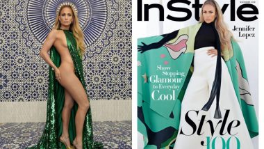 Jennifer Lopez Wears Nothing But A Green Valentino Cape For Instyle Mag Cover And Flaunts Her Gorgeous Curves - View Pics