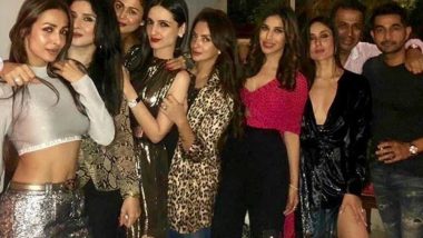 Kareena Kapoor Khan’s Thigh High Slit is All That We Could Notice in this Picture Of Bebo With Her Gang!