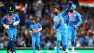 Krunal Pandya Achieves Best Bowling Figures in T20Is For India in Australia: All Rounder's 4/36 Also The Best Record by a Spinner Down Under!