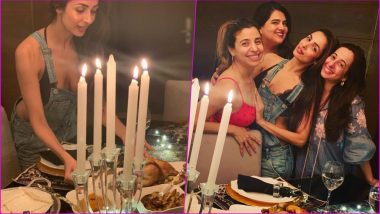 Malaika Arora Exposes Lacy Black Bra in Sexy Peek-a-Boo Tease at Thanksgiving 2018 Feast (See Hot Photos)