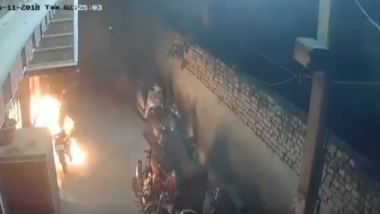 Diwali Shocker! Delhi Man Sets  18 Vehicles on Fire After Being Drunk; Watch Video