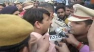 Delhi BJP Chief Manoj Tiwari Heckled, Assaulted by 'AAP Supporters' at Signature Bridge Launch; Watch Video