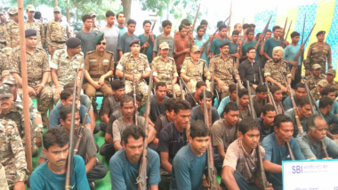 Chhattisgarh: 62 Naxals With 51 Country Made Weapons Surrender Before Police