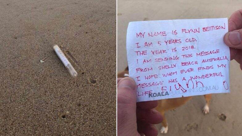 Woman With Cancer Who Found Inspiring Message in a Bottle at North Entrance Beach Trying to Track the 5-Year-Old Who Wrote It Woman With Cancer Who Found Inspiring Message in a Bottle at North Entrance Beach Trying to Track the 5-Year-Old Who Wrote It